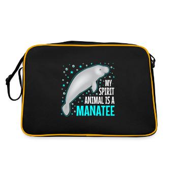 Manatee Manatee - Retro Bag - black/gold - Back