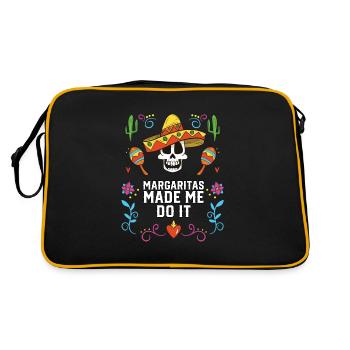 Margaritas m’a fait le faire Margarita Buveur - Sac Retro - noir/or - Dos