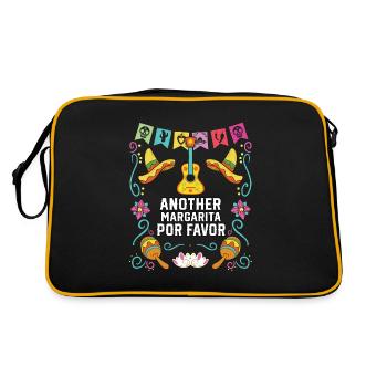 Un autre buveur de Margarita Por Favor Margarita - Sac Retro - noir/or - Dos
