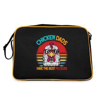 Poulets - Sac Retro - noir/or - Dos