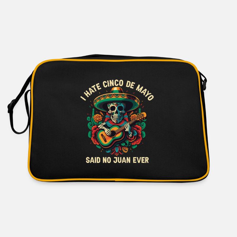 I Hate Cinco De Mayo Said No Juan Ever Mexican Pri Retro Bag