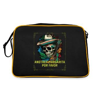 Un autre buveur de Margarita Por Favor Margarita - Sac Retro - noir/or - Dos