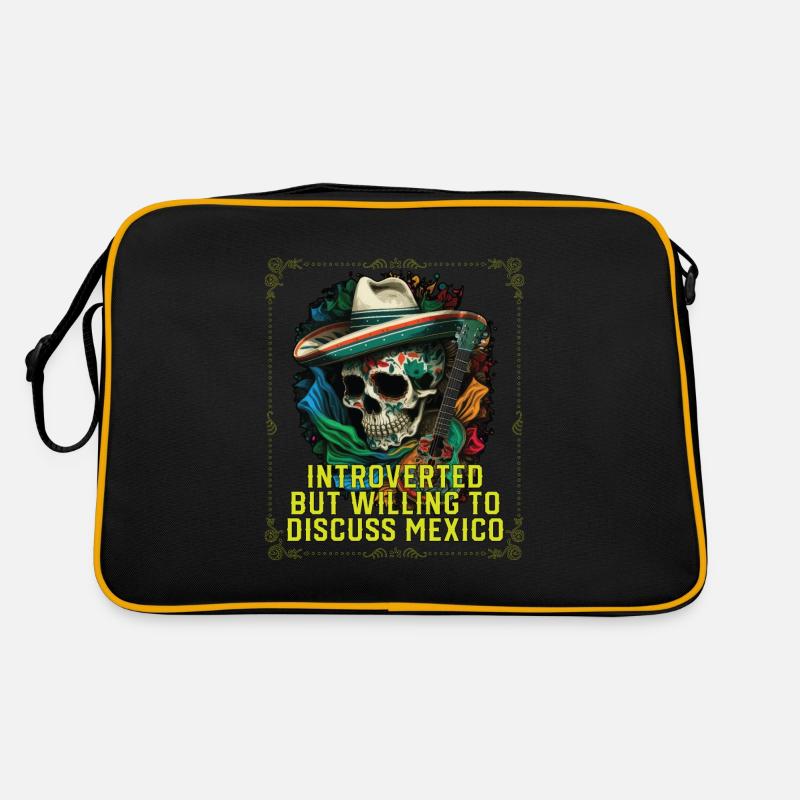 Introverted But Willing To Discuss Mexico Pride Retro Tasche