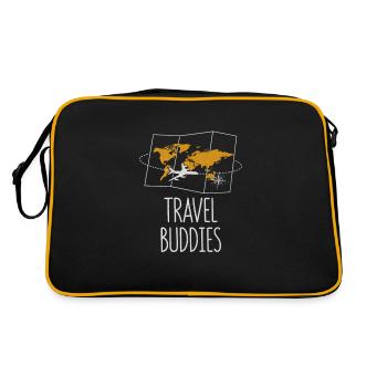 Copains de voyage Voyage d’aventure touristique - Sac Retro - noir/or - Dos
