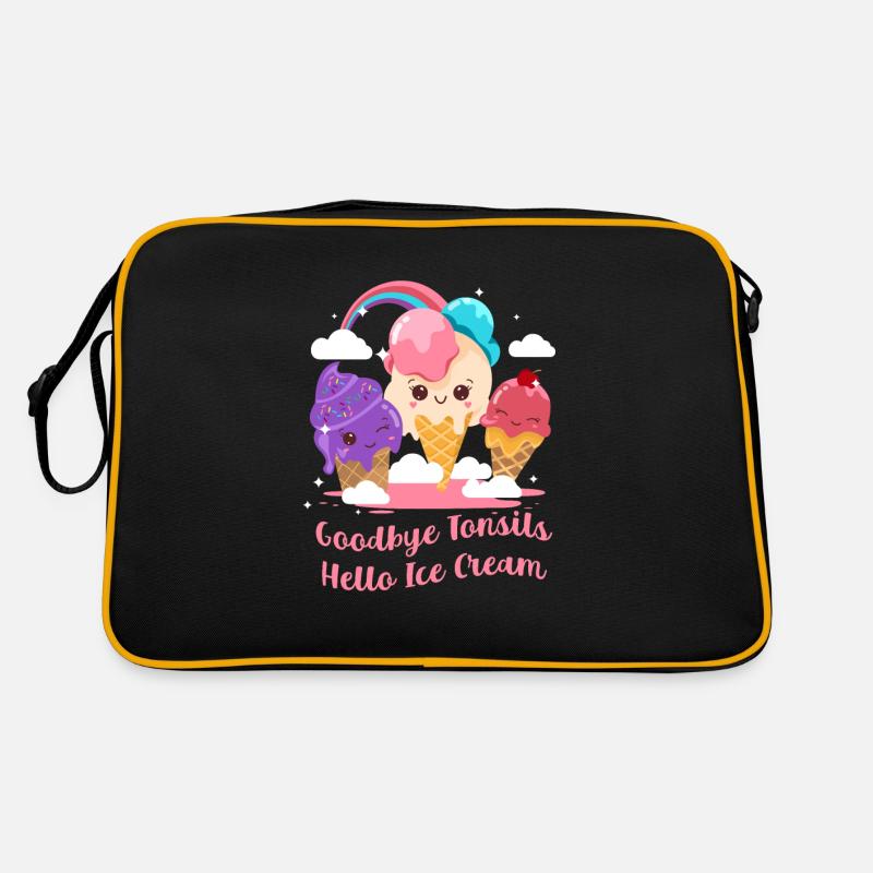 Goodbye Tonsils Hello Ice Cream Tonsillectomy Retro Bag