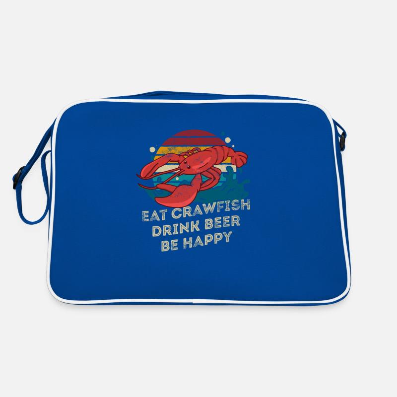 Eat Crawfish Drink Beer Retro Crawfish Boil Retro Bag
