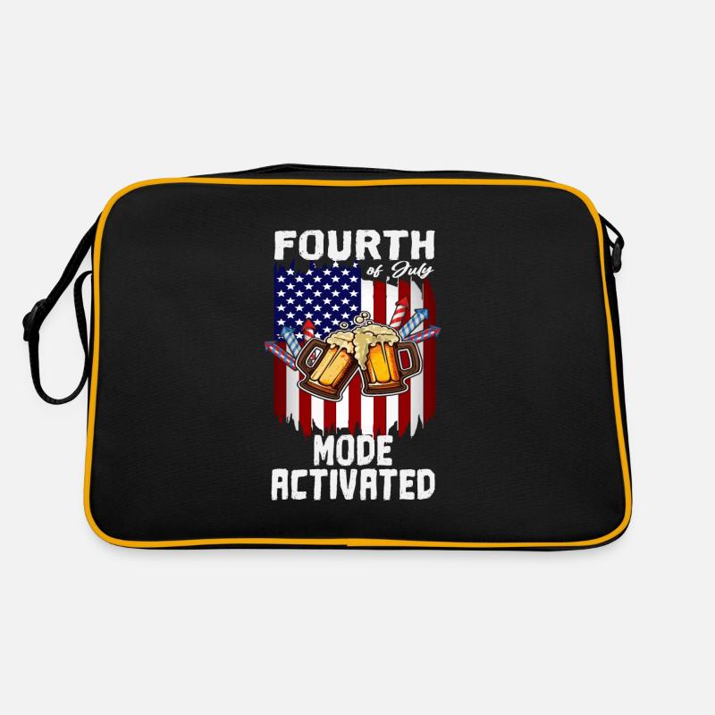 4th Of July Mode Activated Day Drinking American Retro Tasche