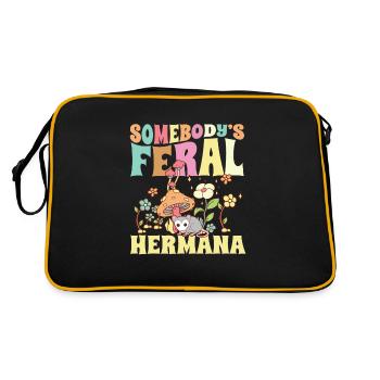Somebody’s Feral Hermana Spanish Sister Wild - Sac Retro - noir/or - Dos
