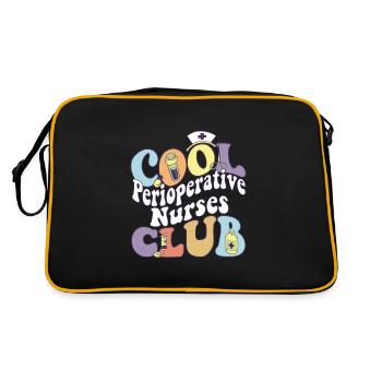 Club des infirmières périopératoires Cool Registered - Sac Retro - noir/or - Dos