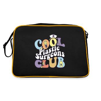 Cool Plastic Surgeons Club Chirurgie Escouade Cosmétique - Sac Retro - noir/or - Dos