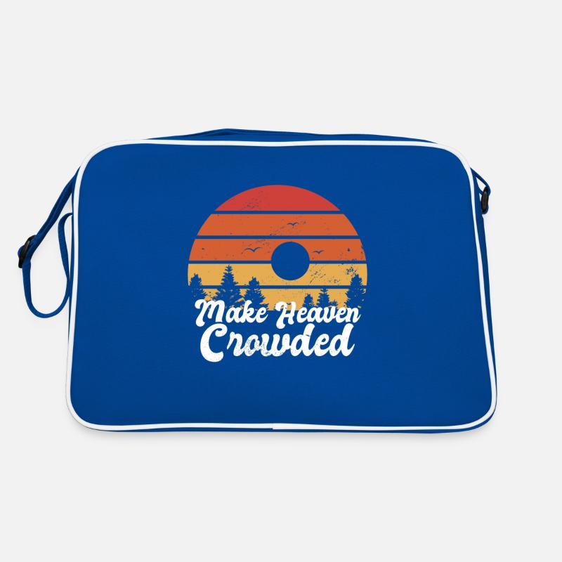 Make Heaven Crowded Bible Verse Faith In Jesus Retro Tasche