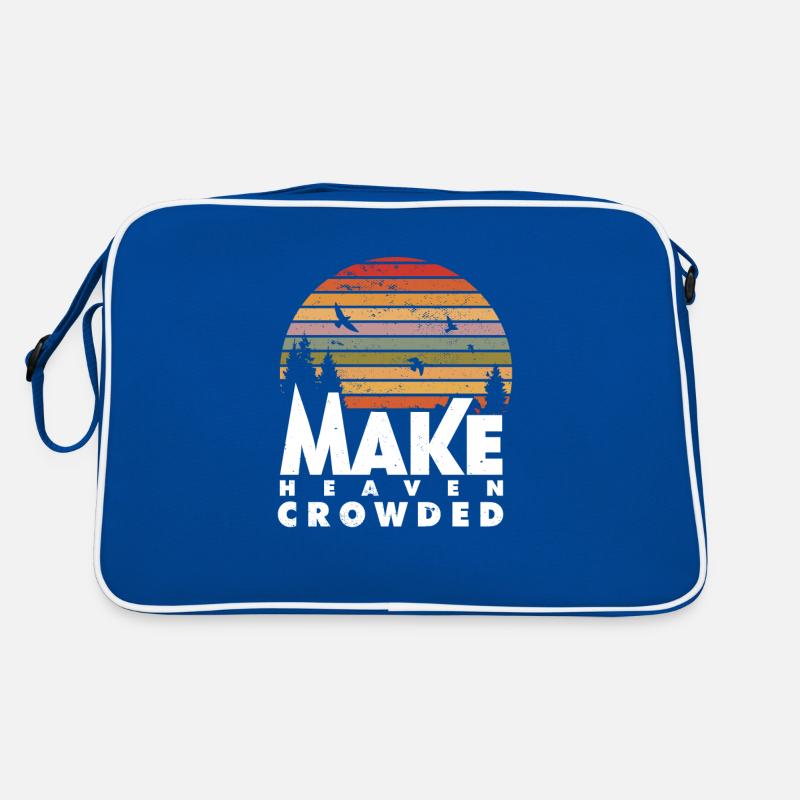 Faites du ciel une citation chrétienne religieuse bondée Sac Retro