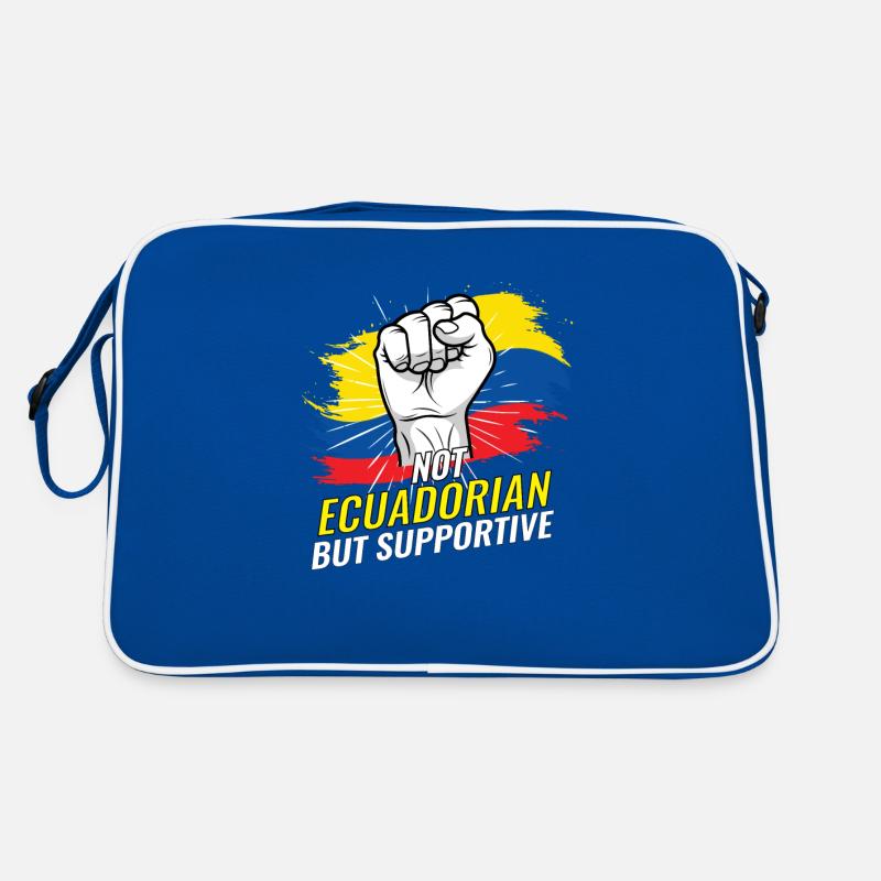 Not Ecuadorian But Supportive Ecuador Flag Retro Bag