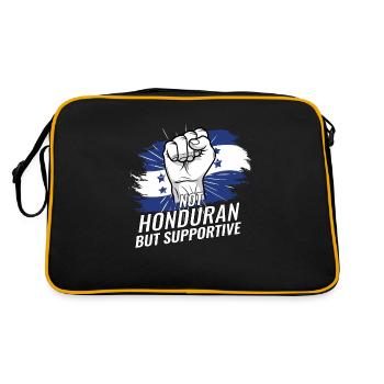 Pas hondurien mais favorable au Honduras - Sac Retro - noir/or - Dos