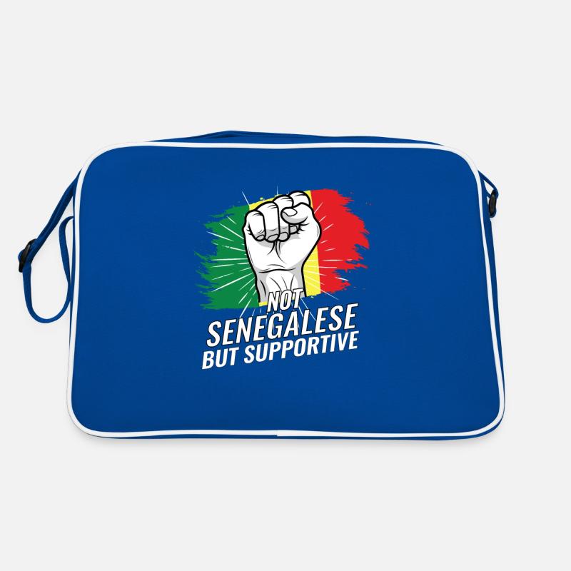 Not Senegalese But Supportive Senegal Flag Retro Tasche
