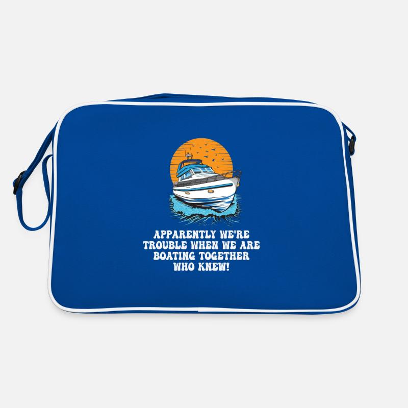 Motorboating Squad Apparently We're Trouble Motor Retro Tasche