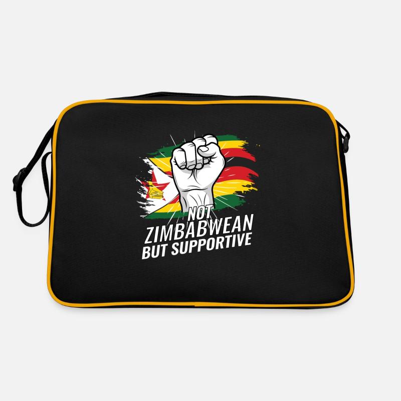 Pas zimbabwéen mais un drapeau zimbabwéen favorable Sac Retro