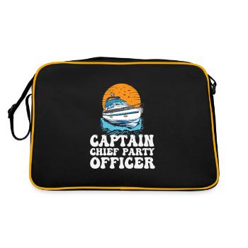 Captain Chief Party Officer Pontoon Captain - Retro Bag - black/gold - Back