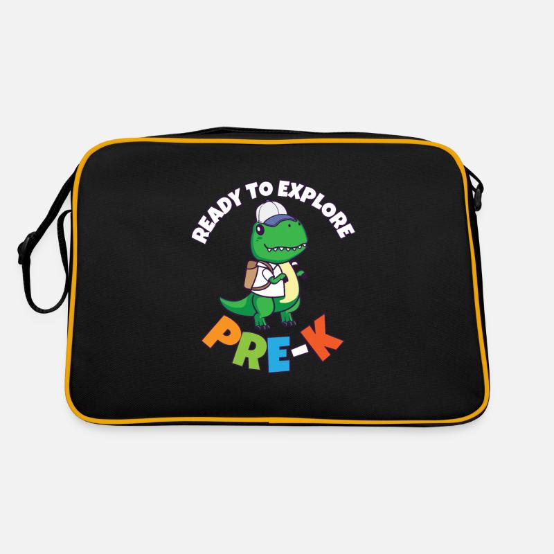 First Day Of School Day Ready to Explore Pre-K Retro Tasche