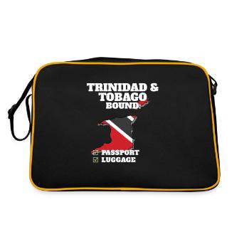 Trinité-et-Tobago Voyage à destination de Trini - Sac Retro - noir/or - Dos
