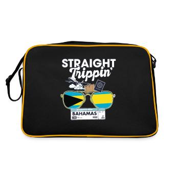 Straight Trippin' Bahamas Vacation Tour Voyage - Sac Retro - noir/or - Dos