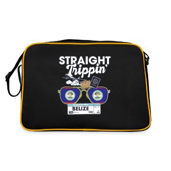Straight Trippin' Belize Vacation Tour Voyage - Sac Retro - noir/or - Dos
