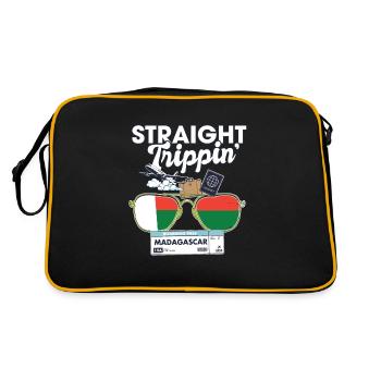 Straight Trippin' Madagascar Vacation Tour Voyage - Sac Retro - noir/or - Dos