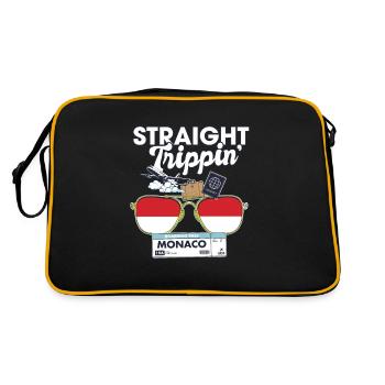 Straight Trippin' Monaco Vacation Tour Travel - Sac Retro - noir/or - Dos