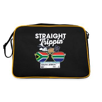 Straight Trippin' South Africa Vacation Tour - Sac Retro - noir/or - Dos
