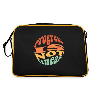 Les progrès des thérapeutes ABA ne sont pas linéaires para-enseignant - Sac Retro - noir/or - Dos
