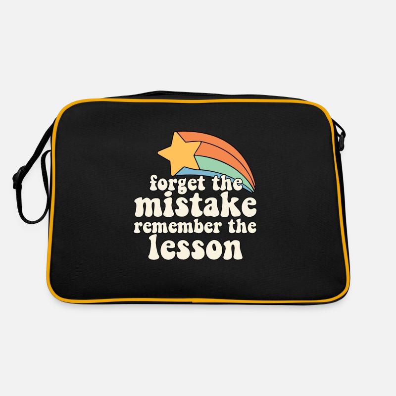 Teacher Vibes Forget the Mistake Remember The Retro Tasche