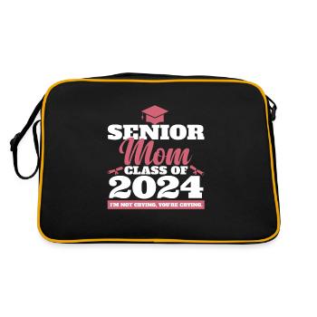 Proud Mama Senior Mom Class of 2024 Funny - Sac Retro - noir/or - Dos
