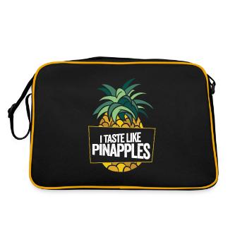J’ai le goût des ananas Style de vie échangiste - Sac Retro - noir/or - Dos