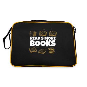 Read Smore Books Reading Squad Summer Camp - Retro Tasche - Schwarz/Gold - Hinten