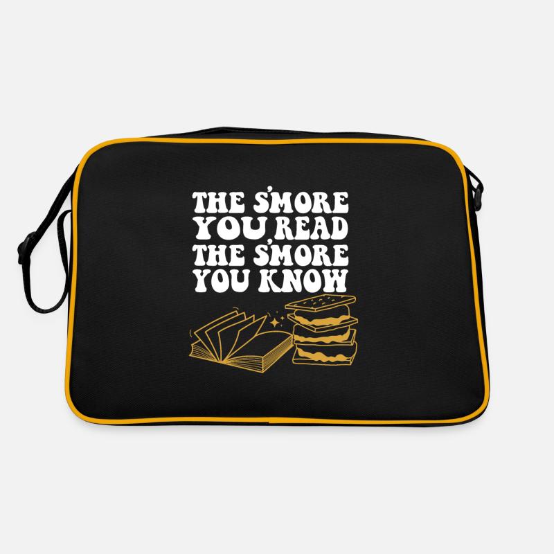 The Smore You Read Summer Camp Reading Marshmallow Retro Tasche