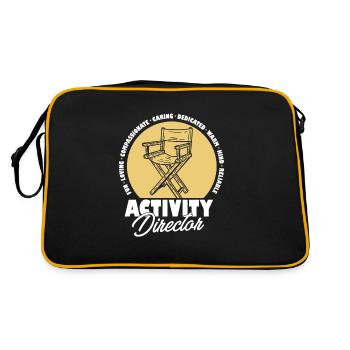 Fier directeur d’activité professionnel de l’appréciation - Sac Retro - noir/or - Dos