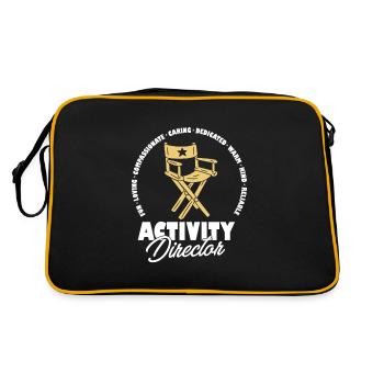 Fier directeur d’activité professionnel de l’appréciation - Sac Retro - noir/or - Dos