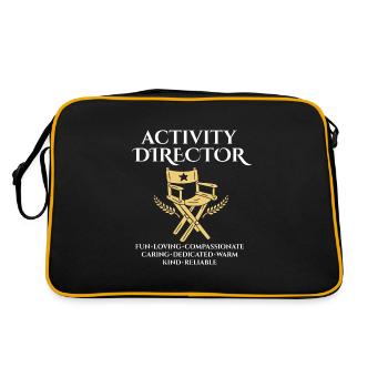 Fier directeur d’activité professionnel de l’appréciation - Sac Retro - noir/or - Dos