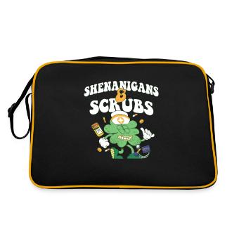 Shenanigans & Scrubs Infirmière urgente Médecin St. - Sac Retro - noir/or - Dos