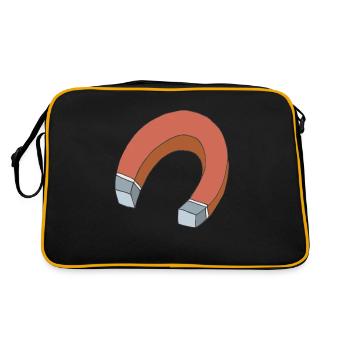 magnet - Retro Bag - black/gold - Back
