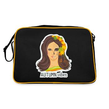 Ambiance automnale - Sac Retro - noir/or - Dos