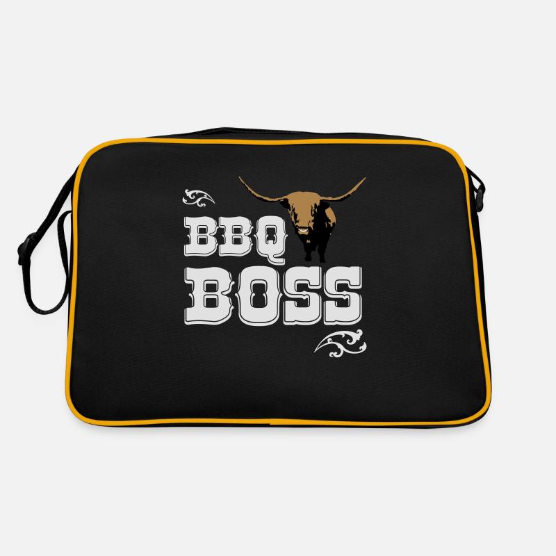 BBQ Boss - Retro Bag - black/gold