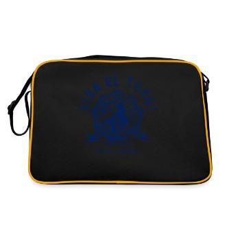 VIVA EL TORO! ATHLETIC DEPT. now on slim fit - Retro Bag - black/gold - Back
