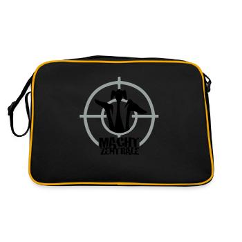 Power center - Retro Bag - black/gold - Back