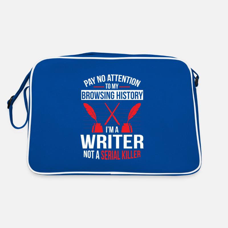 Writing author writer writer creator novel Retro Bag
