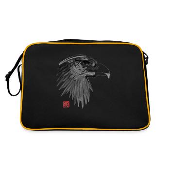 eagle - Sac Retro - noir/or - Dos