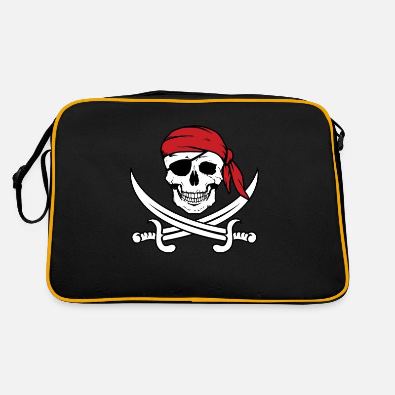 Pirate Pirate Head Eye Patch Retro Bag