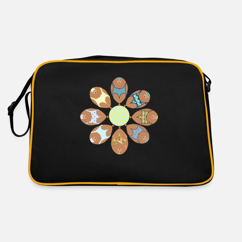 Synchrones Schwimmen Retro Tasche