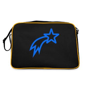 Falling Star Stern - Retro Bag - black/gold - Back