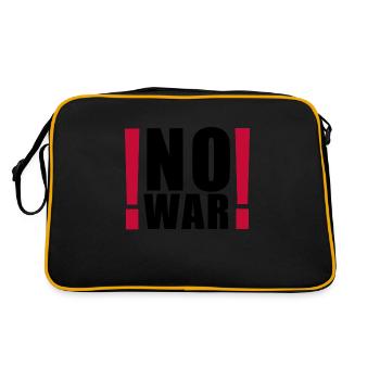 no war fuck wars - Retro Bag - black/gold - Back